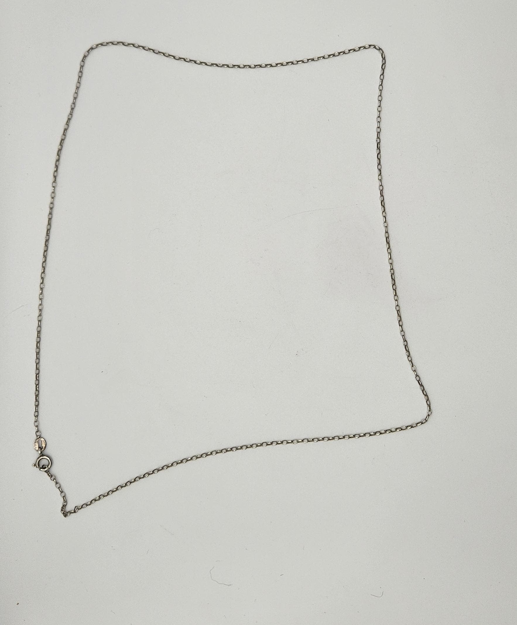 アクセサリー silver 925 vintage cable chain necklace Vintage Sterling Silver Long Cable Chain Necklace (57cm