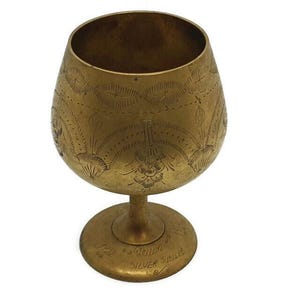Taça de bronze banhada a prata EPNS do Jubileu de Prata da Rainha de 1977
