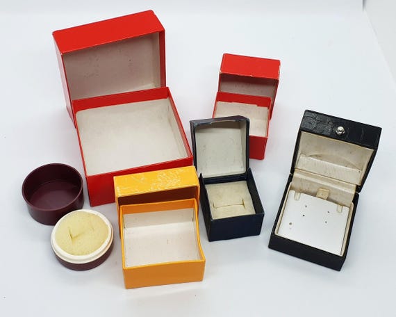 Old Job Lot of Jewellery Display Gift Presentation Boxes View 3