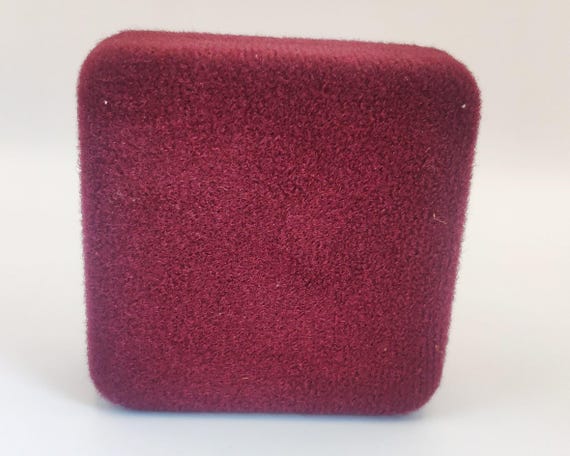 Vintage Red Unbranded Jewellery Presentation Gift Display Box View 4