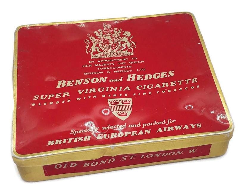 BENSON & HEDGES キャップ VINTAGEベンソン&ヘッジス企業物 Benson & hedges special - Gem