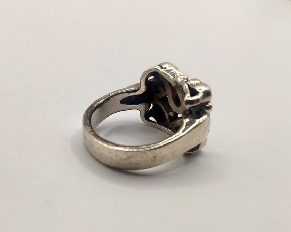 Bague En Argent 925 Avec Mosaïque De Nacre - Taille 50 - Occasion En Bon État