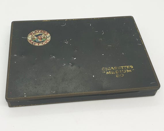 players navy cut cigarette tin value Players Navy Cut Medium 50 Cigarette Tin