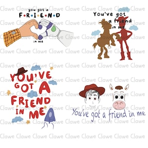 Toy Story PNG Bundle Cliparts Collection, Cartoon Toy Story Sublimation PNGs, Toy Story Movie Clipart Set, Toy Story Party Graphics
