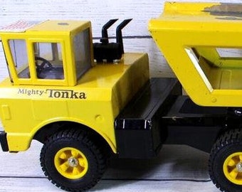 Tonka Semi Truck & Trailer Vintage 1980's - Etsy
