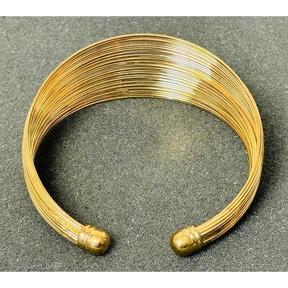 Cuff Bangle Statement Bracelet Wide Wire Minimali… - image 6