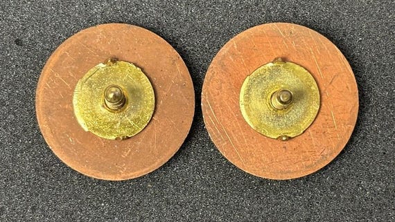 Army Enlisted Collar Pin Set HQ 2nd Field Artille… - image 3