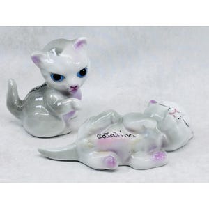 Big Eye Cat Figurine - Etsy