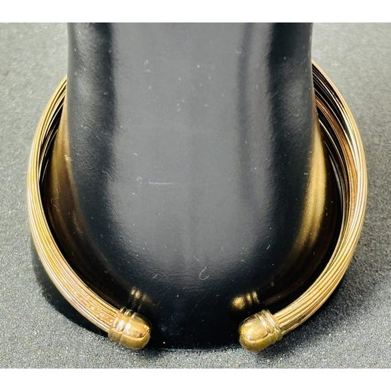 Cuff Bangle Statement Bracelet Wide Wire Minimali… - image 5