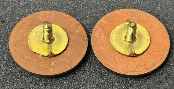 Army Enlisted Collar Pin Set HQ 2nd Field Artille… - image 2