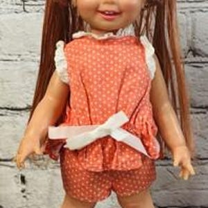 Vintage Ideal 1972 Cinnamon Doll Crissy Family 12” Red Growing Hair Original