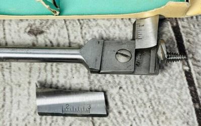Greenlee No. 4 Expansive Bit 7/8”-3” with Box Vintage Wood Drill Tool image 2