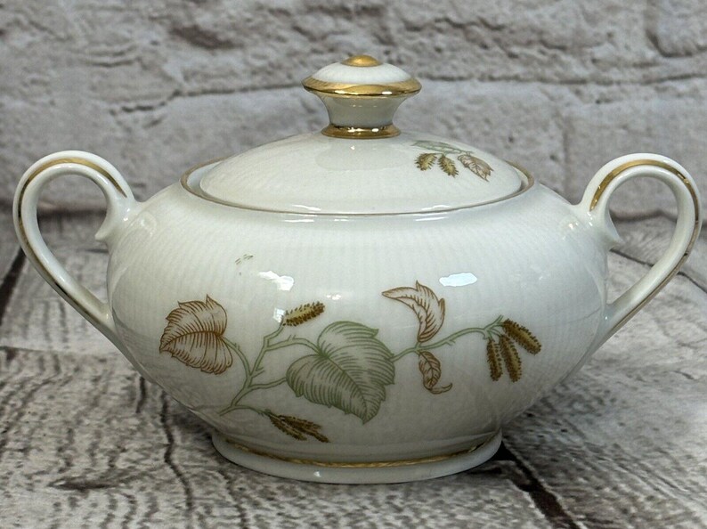 Schumann Arzberg Bavaria 3 Piece Tea Set Tea Pot - Creamer - Sugar Bowl ...