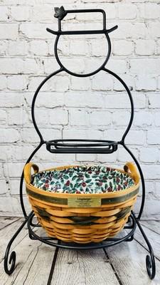 Longaberger Wrought Iron Snowman Stand - Etsy