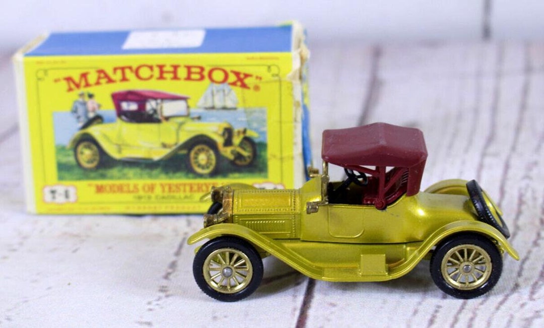 Vintage Matchbox Models of Yesteryear Y6 1913 Cadillac Lesney Etsy