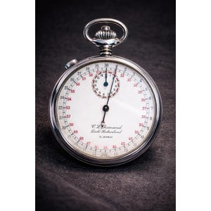 Vintage Swiss Stopwatch - Etsy