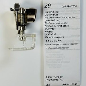 Bernina Old Style Presser Foot #29 Quilting Foot with Guide