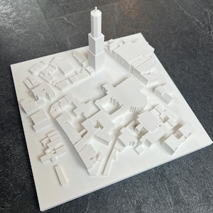 STL 3D-afdrukbestand stadscentrum Utrecht