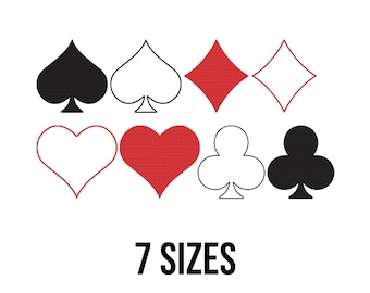 トランプのマークSVG：スペード、ハート、クラブ、ダイヤ（デジタル
