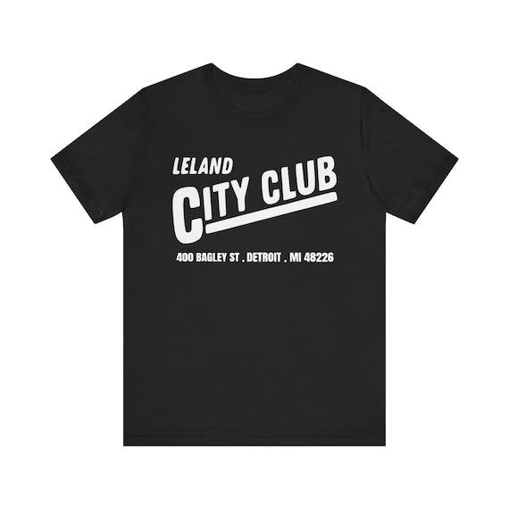 Leland City Club Detroit Vintage Tee | 400 Bagley St. Retro T