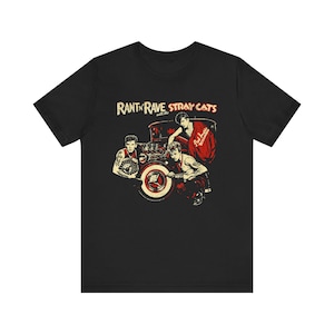 Vintage Stray Cats Shirt - Etsy