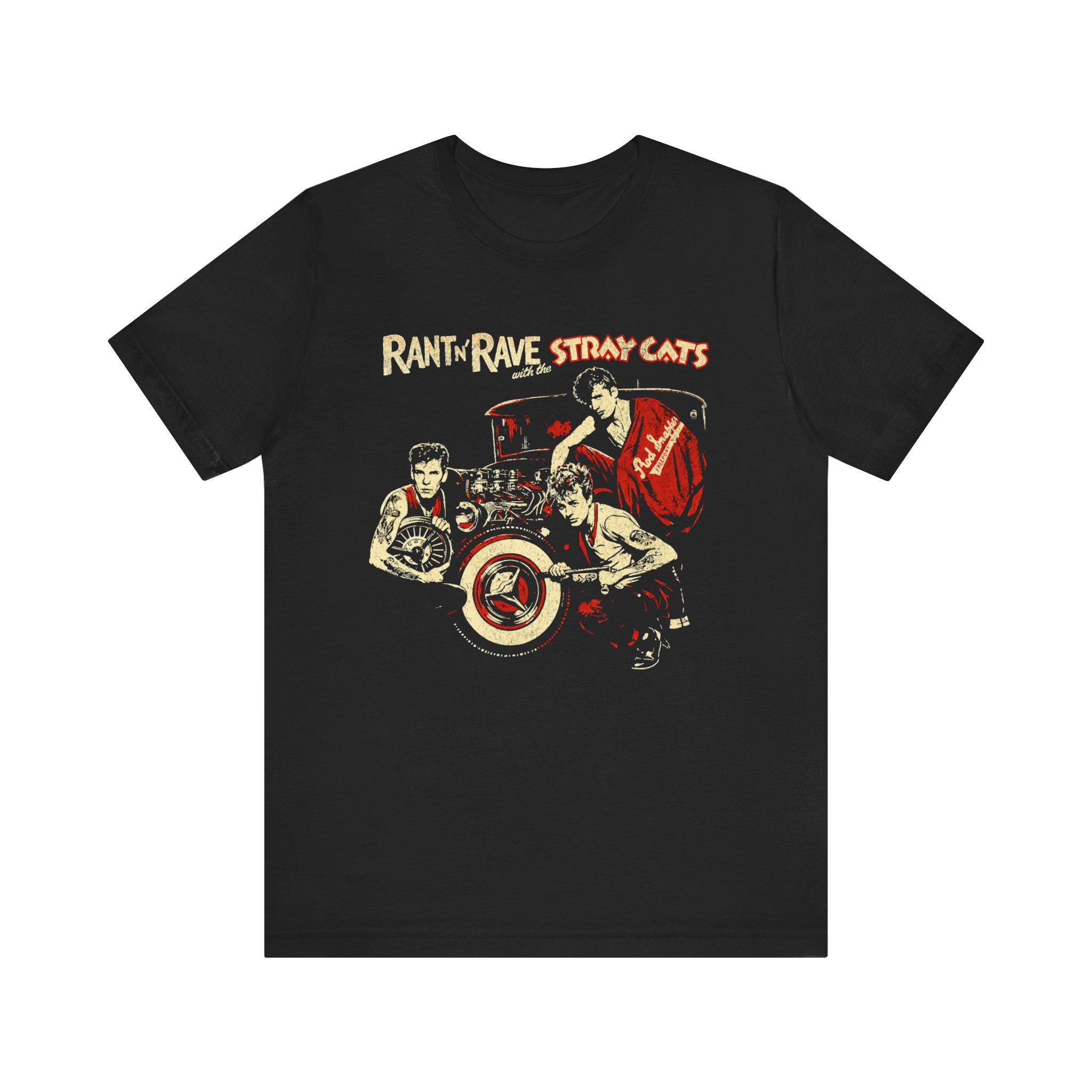 Vintage Stray Cats Shirt - Etsy