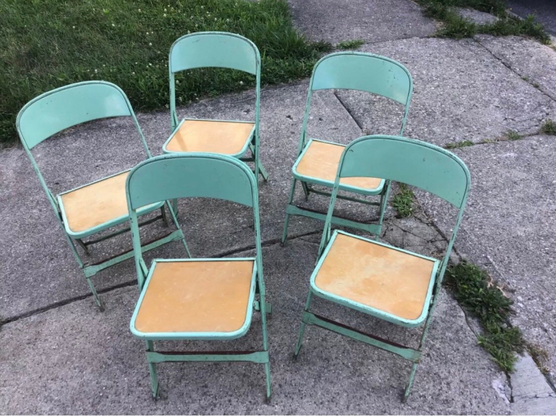 Vintage Samsonite 6873 Folding Chairs