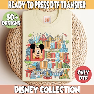 Retro Mickey Mouse DTF, Disney Trip Heat Transfer, Mickey and Friends DTF Transfer, Disney Ready To Press, Disney Family Vacation DTF