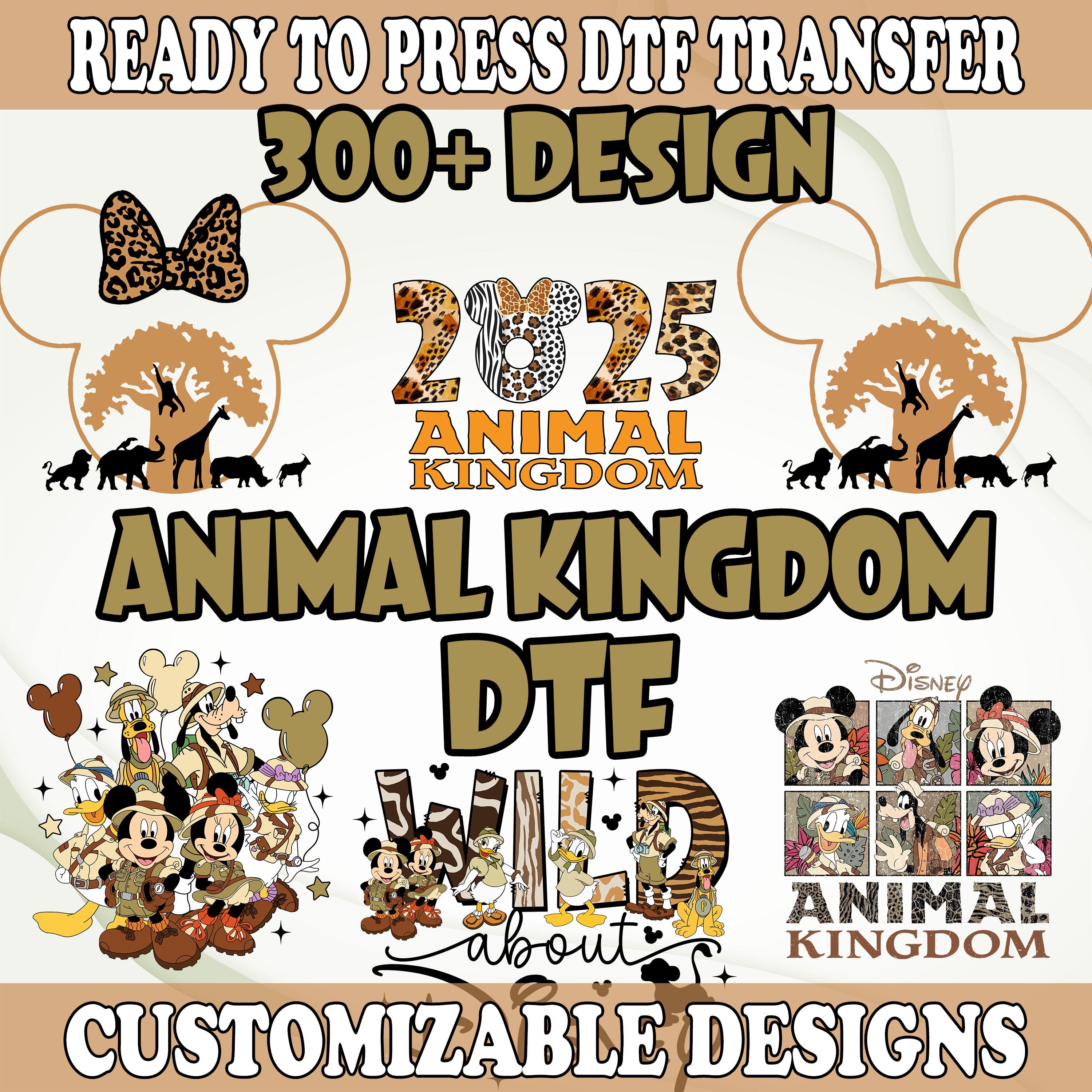 Disney Animal Kingdom DTF Transfer, 2025 Disney Image Transfer, Animal Kingdom Ready to Press, Disneyworld DTF, Disney Safari Family DTF