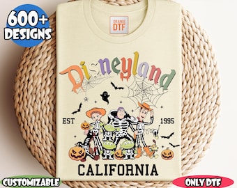 Disneyland Halloween DTF, Ready to Press, DTF Transfers, Heat Transfer, Halloween Print, Halloween Unique, Disney Family DTF