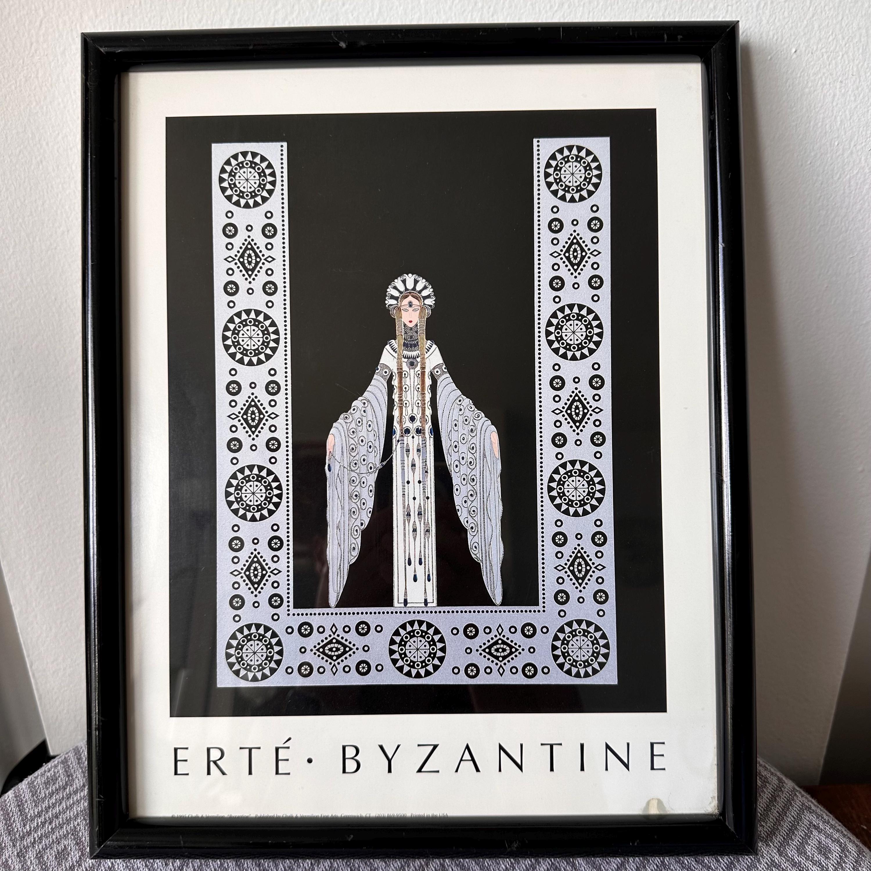 エルテ、ERTE Erté “byzantine” Printed in USA 1995 by Chalk & Vermilion Fine