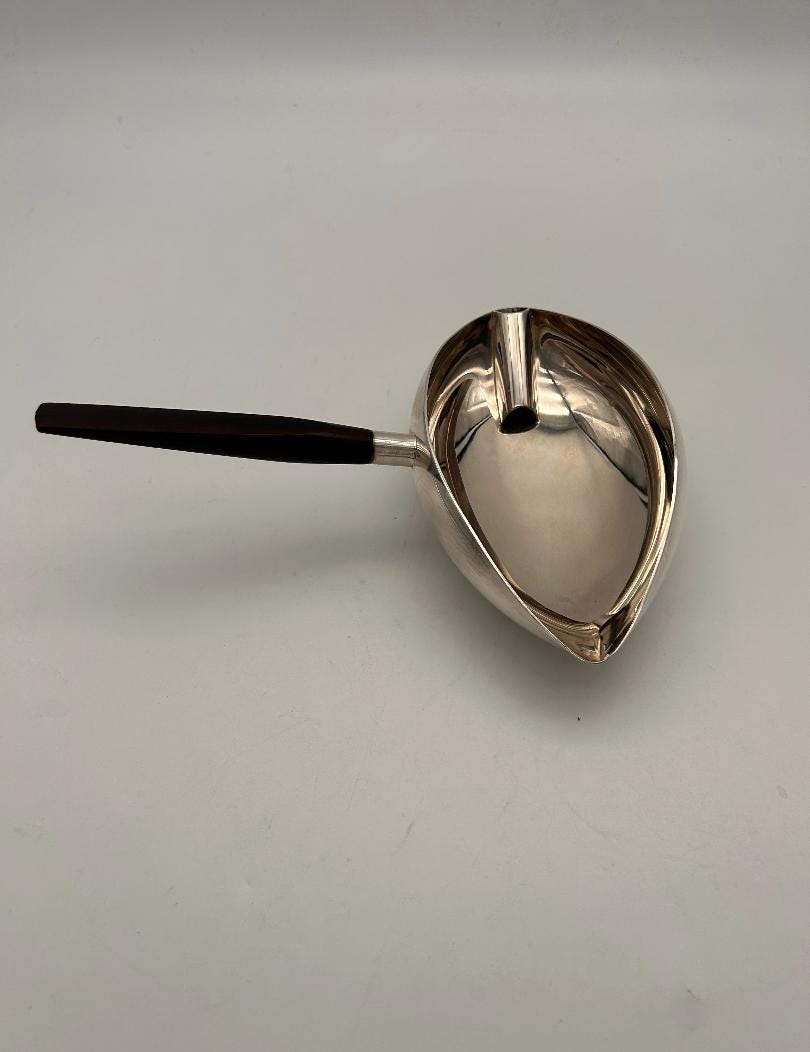 CHRISTOFLE avant 1935/ Saucier individuel Hôtel Le Gallic à DINARD, en métal argenté / Poinçons balance CC et 15 - Collection