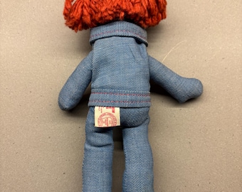 Vintage Levi's Denim Rag Doll 1970's Knickerbocker Toy Company - Etsy