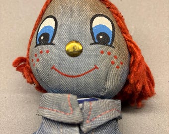 Vintage Levi's Denim Rag Doll 1970's Knickerbocker Toy Company - Etsy