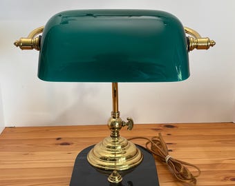 Vintage Banker’s Desk Lamp