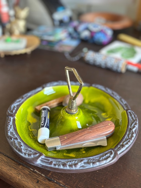 ヴィンテージ北欧ミッドセンチュリー陶器入れ物80s