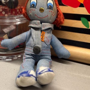 Levis Denim Rag Doll - Etsy
