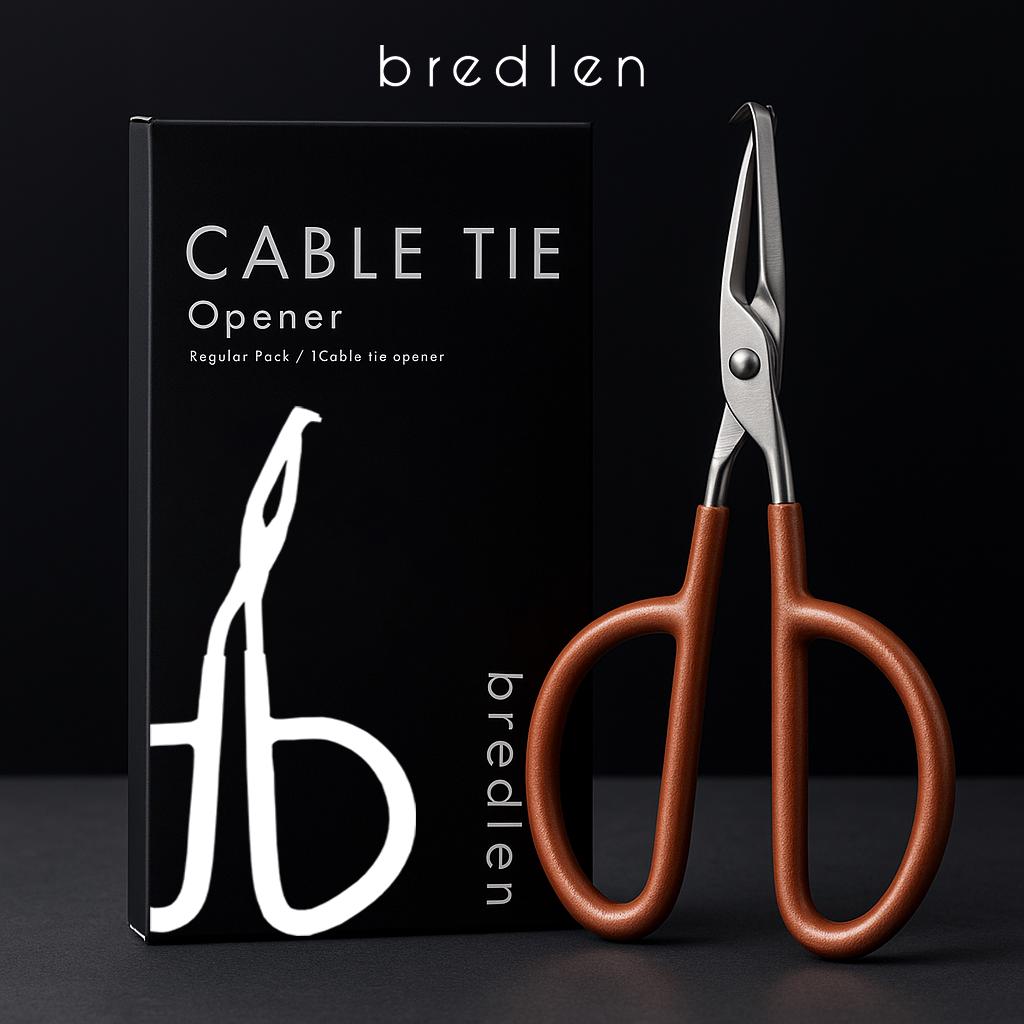 CABTOR Kabelbinder-Öffner – In 1 Sekunde Kabelbinder Lösen, Wiederverwendbar, Edelstahl