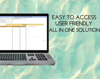 Ultimate Digital Student Planner | Google Sheets Academic Organizer | Exam, Assignment & Study Tracker
