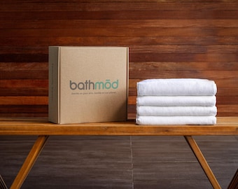 Four Pack GOTS-Certified Luxury Organic Bath Towels