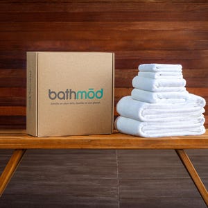 Six Piece GOTS-Certified Luxury Organic Bath Towel Set