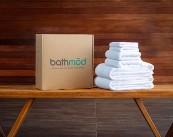 Six Piece GOTS-Certified Luxury Organic Bath Towel Set