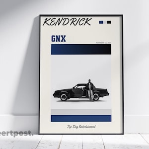 Kendrick Lamar Poster, Kendrick Lamar Print, Hip-Hop Poster, GNX Poster, Hip-hop wall decor, Kendrick Lamar Superbowl, Kendrick Room decor