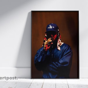Kendrick Lamar Poster, Kendrick Lamar Print, Hip-Hop Poster, GNX Poster, Hip-hop wall decor, Kendrick Lamar Superbowl, Kendrick Room decor