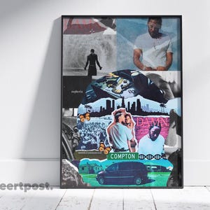 Kendrick Lamar Poster, Kendrick Lamar Print, Hip-Hop Poster, GNX Poster, Hip-hop wall decor, Kendrick Lamar Superbowl, Kendrick Room decor