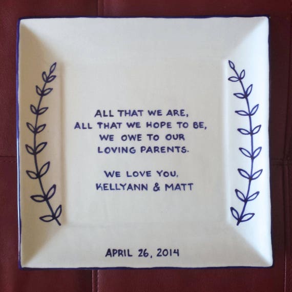 mother and father wedding gifts