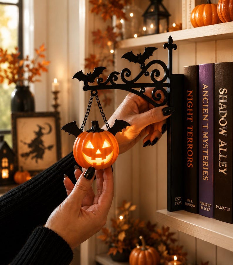 custom-reading-ghost-bookshelf-lamp-halloween-personalized-hanging
