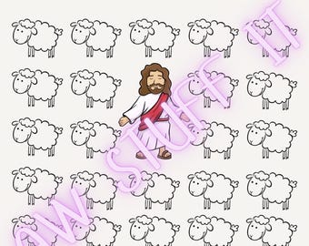 The Lord is My Shepherd Savings Challenge Printables (A5 Size)