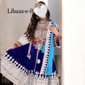 Afghan short kochi Indian style party dress for women