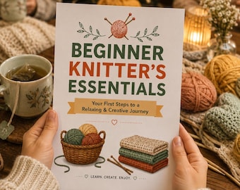 Beginner Knitter's Essentials – Your First Steps to a Relaxing & Creative Knitting Journey| Pdf